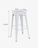 Load image into Gallery viewer, Eisen Barhocker Metall Farbauswahl Barstuhl Robust Und Zeitlos ++Industry Design++ Duhome 665D