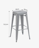 Load image into Gallery viewer, Eisen Barhocker Metall Farbauswahl Barstuhl Robust Und Zeitlos ++Industry Design++ Duhome 665D