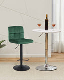 Load image into Gallery viewer, Duhome Barhocker 2x Barstuhl Kunstleder oder Stoff Tresenhocker Bar Sessel gut gepolstert höhenverstellbar mit Lehne eckig 451Y