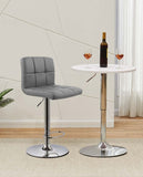 Load image into Gallery viewer, Duhome Barhocker 2x Barstuhl Kunstleder oder Stoff Tresenhocker Bar Sessel gut gepolstert höhenverstellbar mit Lehne eckig 451Y