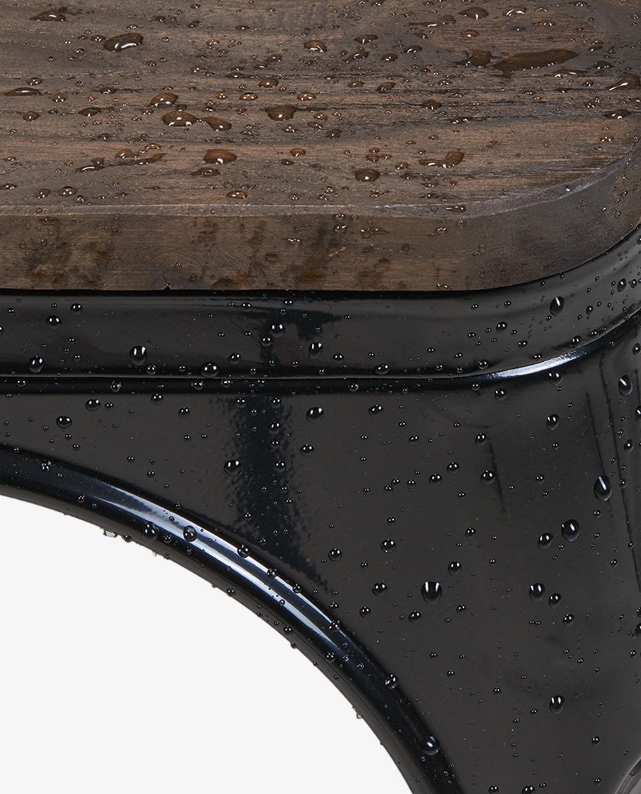 1x Esszimmerstuhl / Stuhl aus Metall / Eisen Farbauswahl Küchenstuhl Stapelbar, Robust & Zeitlos Duhome 666