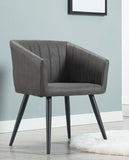 Load image into Gallery viewer, Esszimmerstuhl aus Stoff (Samt) Farbauswahl Retro Design Stuhl mit Rückenlehne Sessel Metallbeine Duhome 8065