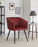 Load image into Gallery viewer, Esszimmerstuhl aus Stoff (Samt) Farbauswahl Retro Design Stuhl mit Rückenlehne Sessel Metallbeine Duhome 8065