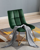 Load image into Gallery viewer, Duhome Sessel Stuhl Gestell Golden gesteppt Lounge Sessel Polsterstuhl Lehnstuhl 8098