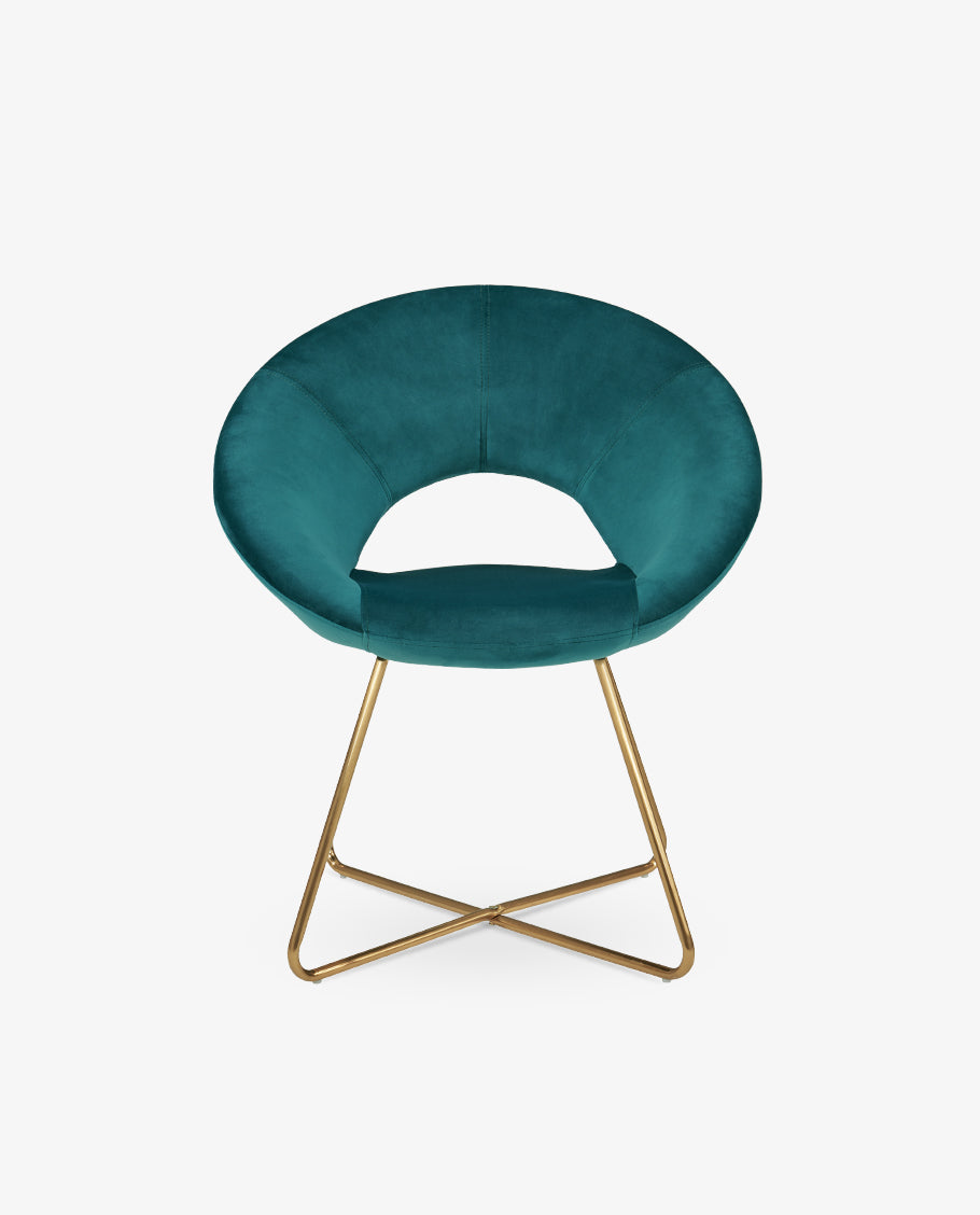 Esszimmerstuhl Stoffbezug (Samt) Konferenzstuhl Besucherstuhl herausragendes Design Farbauswahl Duhome 439D