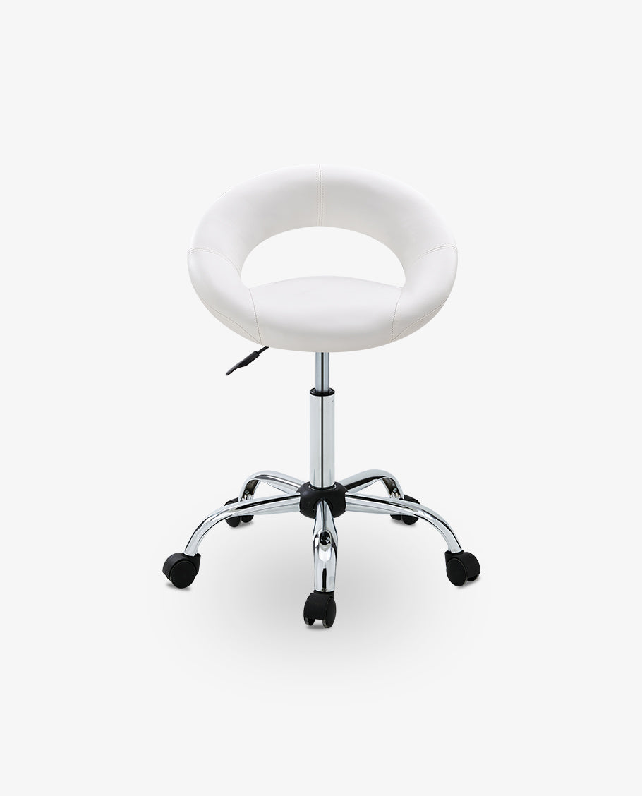 Rollhocker / STUHL in 3 Farben, mit Lehne ,Praxishocker Drehhocker TYP 171XF Hocker