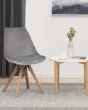 Load image into Gallery viewer, Duhome 2er Set Stuhl Esszimmerstühle Küchenstühle Farbauswahl mit Holzbeinen Sitzkissen Esszimmerstuhl Retro 518M