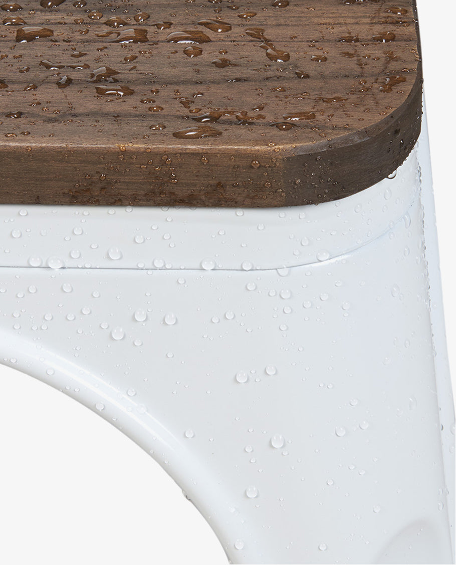 1x Esszimmerstuhl / Stuhl aus Metall / Eisen Farbauswahl Küchenstuhl Stapelbar, Robust & Zeitlos Duhome 666