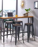 Load image into Gallery viewer, Eisen Barhocker Metall Farbauswahl Barstuhl Robust Und Zeitlos ++Industry Design++ Duhome 665D