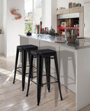 Load image into Gallery viewer, Eisen Barhocker Metall Farbauswahl Barstuhl Robust Und Zeitlos ++Industry Design++ Duhome 665D