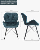 Load image into Gallery viewer, Duhome 2er Set Esszimmerstuhl Küchenstuhl Metallbeine Konferenzstuhl Besucherstuhl Retro 622J Vintage