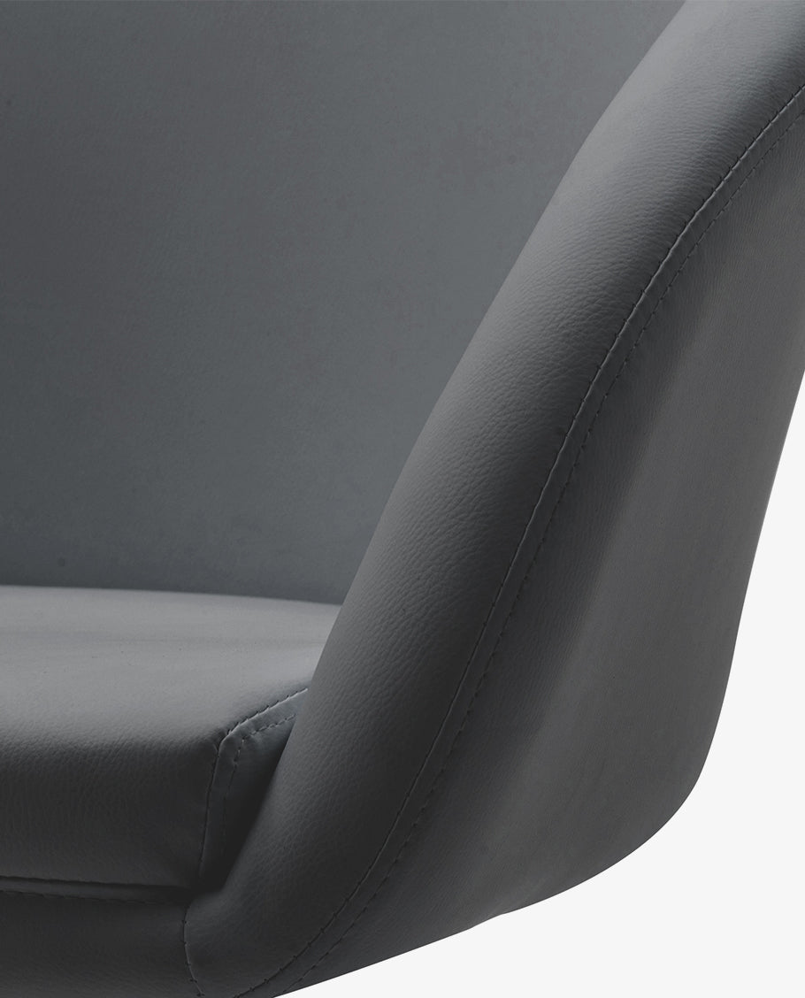 Sessel höhenverstellbar Esszimmerstuhl Kunstleder Clubsessel Coctailsessel Lounge Sessel Farbauswahl - TYP 440