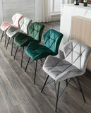 Load image into Gallery viewer, Duhome 2er Set Esszimmerstuhl Küchenstuhl Metallbeine Konferenzstuhl Besucherstuhl Retro 622J Vintage