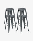 Load image into Gallery viewer, Eisen Barhocker Metall Farbauswahl Barstuhl Robust Und Zeitlos ++Industry Design++ Duhome 665D