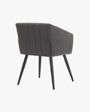 Load image into Gallery viewer, Esszimmerstuhl aus Stoff (Samt) Farbauswahl Retro Design Stuhl mit Rückenlehne Sessel Metallbeine Duhome 8065