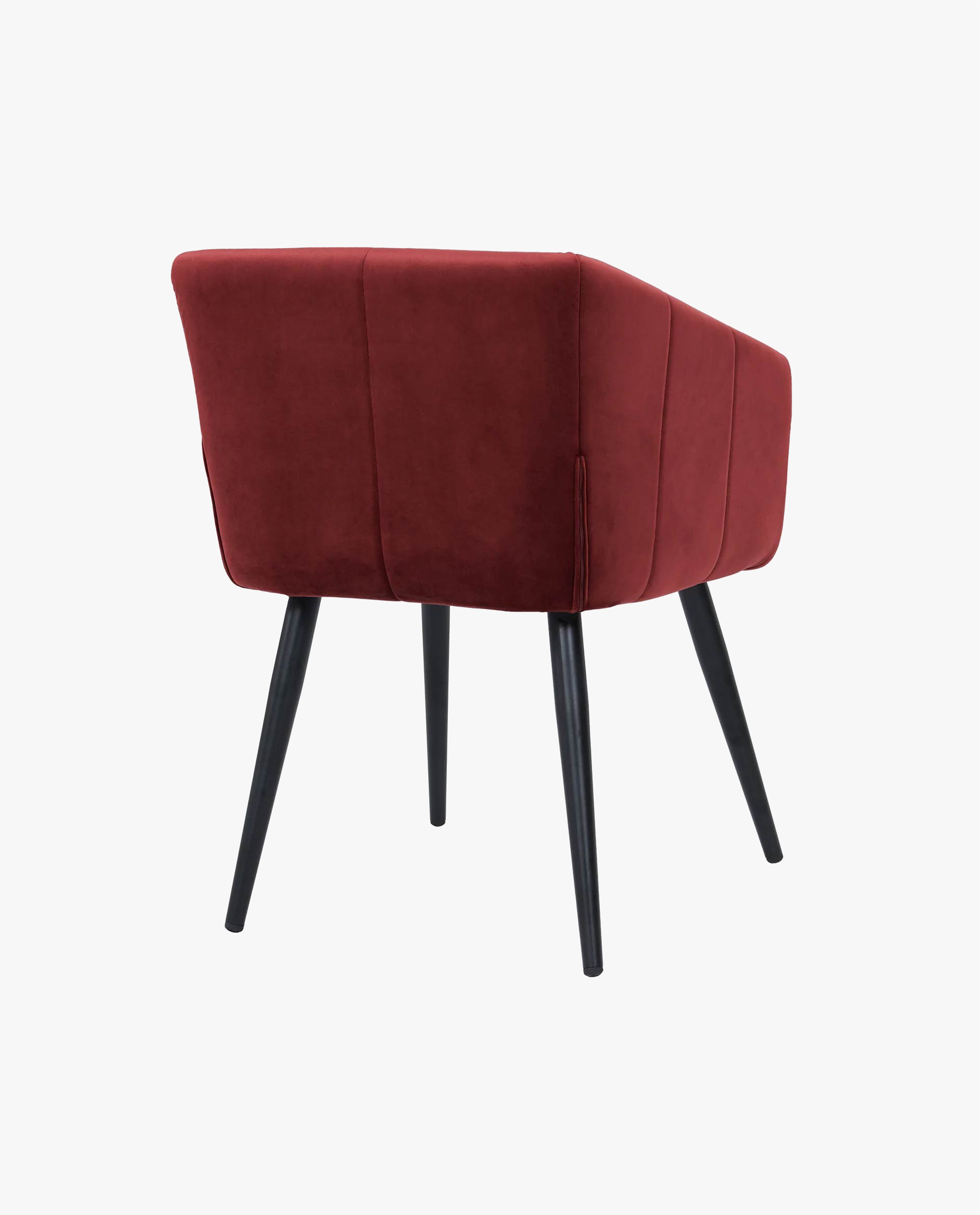 Esszimmerstuhl aus Stoff (Samt) Farbauswahl Retro Design Stuhl mit Rückenlehne Sessel Metallbeine Duhome 8065