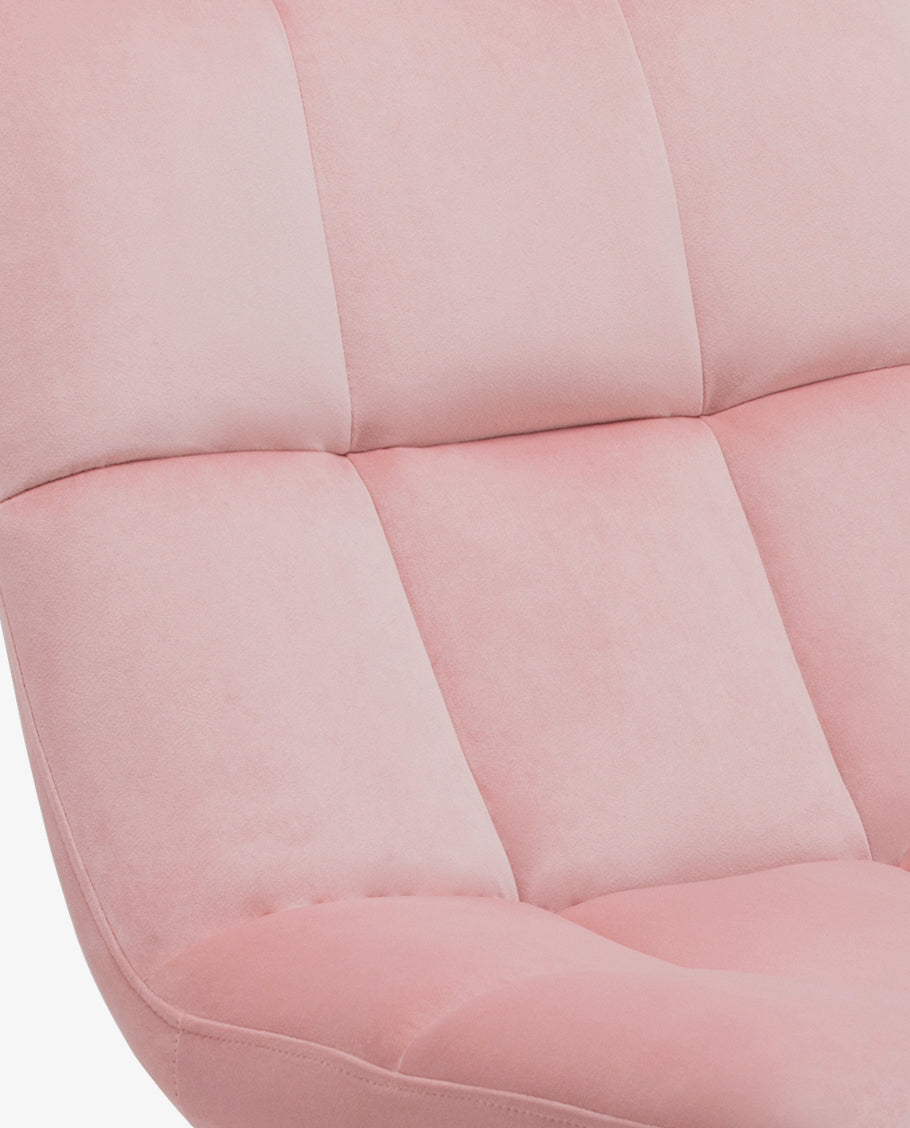 Duhome Sessel Stuhl Gestell Golden gesteppt Lounge Sessel Polsterstuhl Lehnstuhl 8098