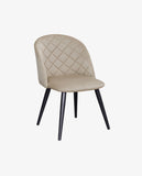 Load image into Gallery viewer, 2er Set Esszimmerstuhl aus Stoff Samt Stuhl Retro Design Polsterstuhl mit Rückenlehne Metallbeine Farbauswahl Duhome 8052B