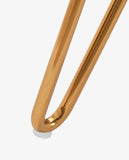 Load image into Gallery viewer, Sitzhocker Hocker Rund Farbauswahl Schemel elegantes Design Metallbeine Duhome 9111