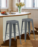 Load image into Gallery viewer, Eisen Barhocker Metall Farbauswahl Barstuhl Robust Und Zeitlos ++Industry Design++ Duhome 665D