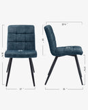 Load image into Gallery viewer, Duhome Esszimmerstuhl aus Samtstoff im Vintage Design Polsterstuhl Metallbeine 8043B-Vintage