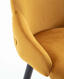 Load image into Gallery viewer, 2x Barhocker Barstuhl aus Stoff Samt Gestell aus Metall Tresenhocker Bar Sessel gut gepolstert mit Lehne Farbauswahl Duhome 5170G