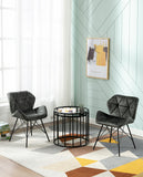 Load image into Gallery viewer, Duhome 2er Set Esszimmerstuhl Küchenstuhl Metallbeine Konferenzstuhl Besucherstuhl Retro 622J Vintage