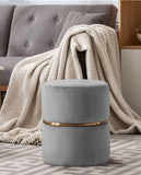 Load image into Gallery viewer, Duhome Sitzhocker Hocker Rund Polsterhocker Schminkhocker edles Design 9123