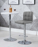 Load image into Gallery viewer, Duhome Barhocker 2x Barstuhl Kunstleder oder Stoff Tresenhocker Bar Sessel gut gepolstert höhenverstellbar mit Lehne eckig 451Y