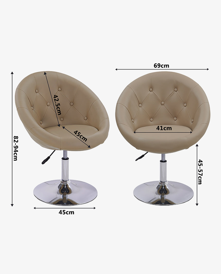 Sessel Farbenvielfalt höhenverstellbar Kunstleder Clubsessel Coctailsessel Loungesessel - TYP 509A