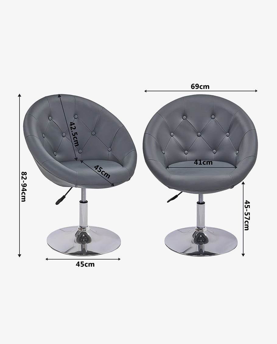 Sessel Farbenvielfalt höhenverstellbar Kunstleder Clubsessel Coctailsessel Loungesessel - TYP 509A