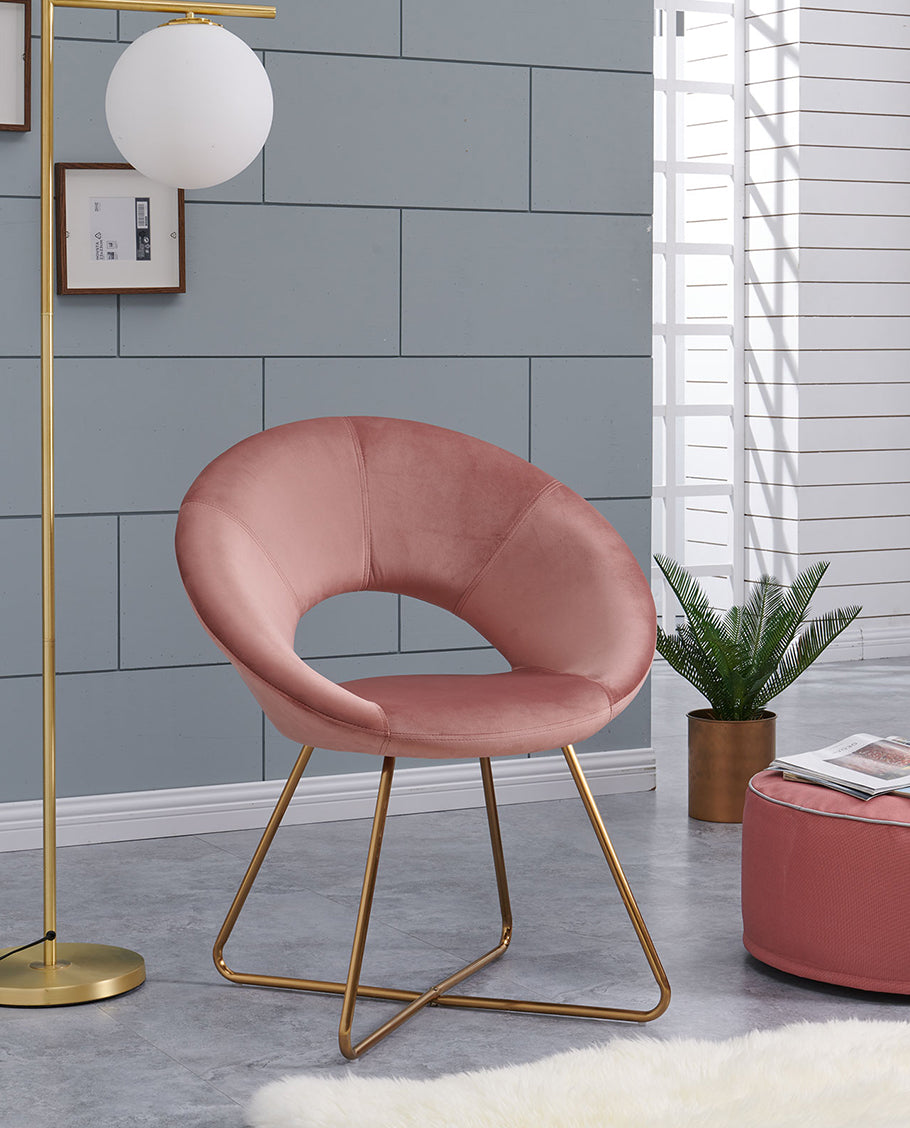 Esszimmerstuhl Stoffbezug (Samt) Konferenzstuhl Besucherstuhl herausragendes Design Farbauswahl Duhome 439D