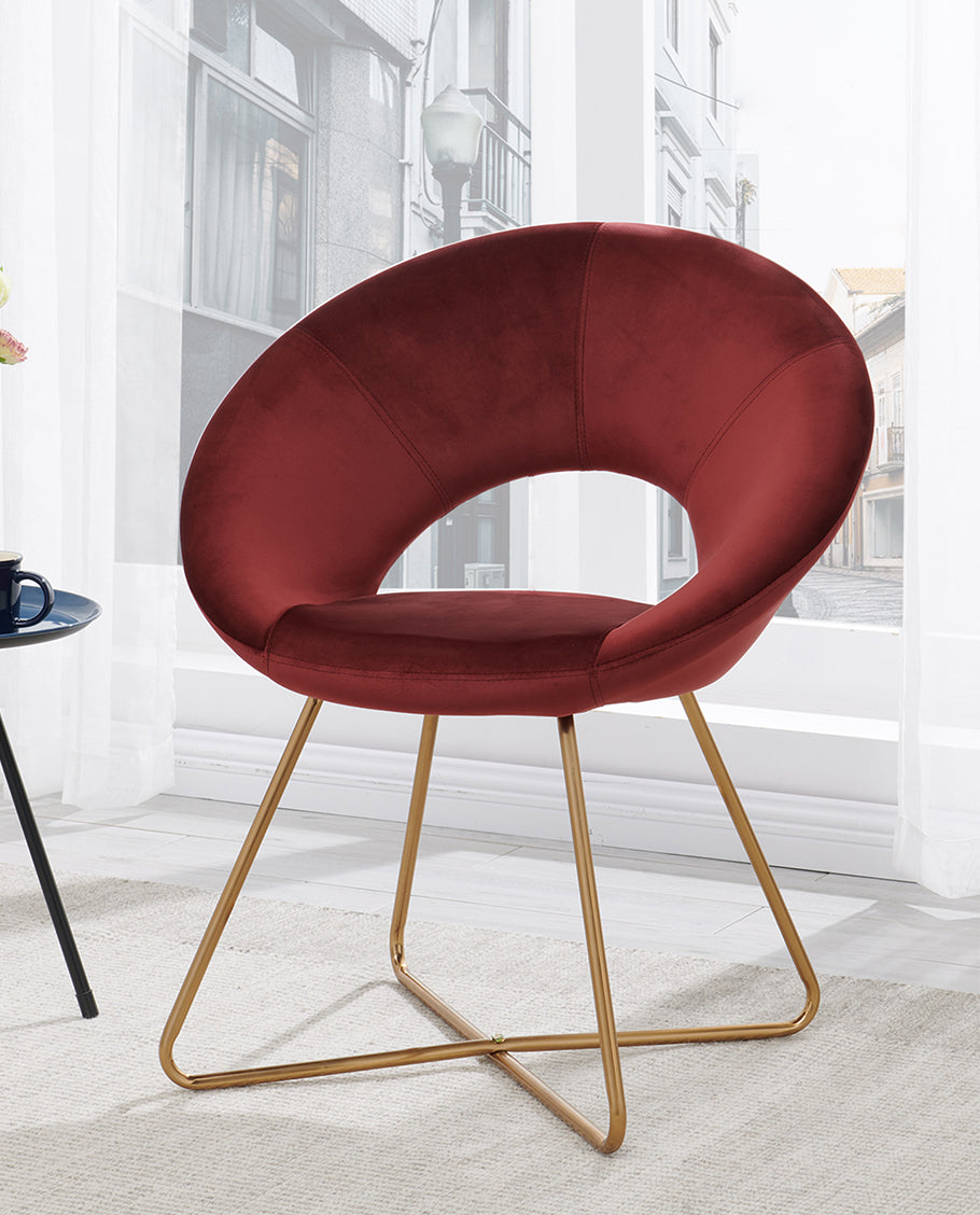 Esszimmerstuhl Stoffbezug (Samt) Konferenzstuhl Besucherstuhl herausragendes Design Farbauswahl Duhome 439D