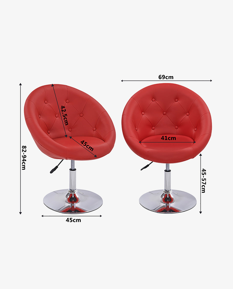 Sessel Farbenvielfalt höhenverstellbar Kunstleder Clubsessel Coctailsessel Loungesessel - TYP 509A