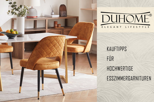 Kauftipps für hochwertige Esszimmergarnituren