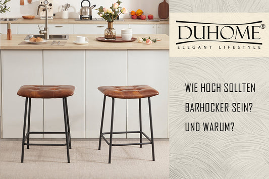 Wie hoch sollten Barhocker sein? Und warum?