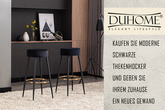Kaufen Sie moderne schwarze Thekenhocker und geben Sie Ihrem Zuhause ein neues Gewand