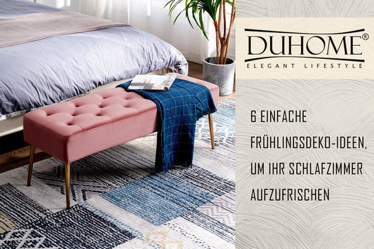 6 einfache Frühlingsdeko-Ideen, um Ihr Schlafzimmer aufzufrischen