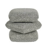 Load image into Gallery viewer, Duhome Sitzhocker aus Bouclé Stoff Ottoman 360° Drehbar Polsterhocker Modern Hocker