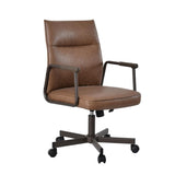 Load image into Gallery viewer, Höhenverstellbarer Bürostuhl mit 360°-Drehung aus PVC