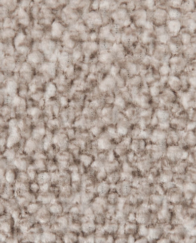 Höhenverstellbarer Drehbarer Bouclé-Barhocker mit Fußstütze