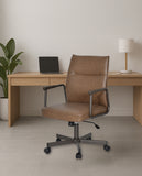 Load image into Gallery viewer, Höhenverstellbarer Bürostuhl mit 360°-Drehung aus PVC