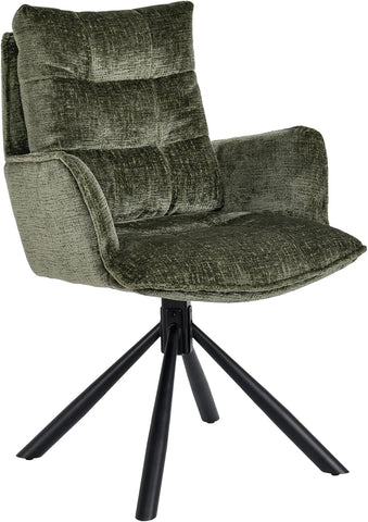 Duhome 180° drehbarer Esszimmerstuhl mit automatischer Liegefunktion