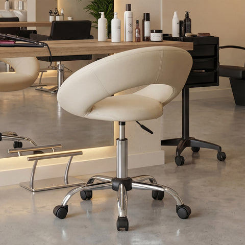 Rollhocker / STUHL in 3 Farben, mit Lehne ,Praxishocker Drehhocker TYP 171XF Hocker