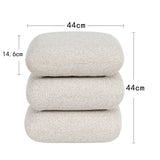 Load image into Gallery viewer, Duhome Sitzhocker aus Bouclé Stoff Ottoman 360° Drehbar Polsterhocker Modern Hocker