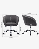 Load image into Gallery viewer, Schicker Rollhocker Bürostuhl Kunstleder Kosmetikhocker Drehstuhl Höhenverstellung drehbar Farbauswahl - TYP 440F