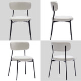 Load image into Gallery viewer, Duhome Esszimmerstühle Küchenstuhl 2er Set Polsterstuhl Wohnzimmerstuhl aus Bouclé Polsterstoff und Metallbeine für Küche Esszimmer Lounge Wohnzimmer Schlafzimmer, Gelb