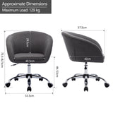 Load image into Gallery viewer, Schicker Rollhocker Bürostuhl Kunstleder Kosmetikhocker Drehstuhl Höhenverstellung drehbar Farbauswahl - TYP 440F