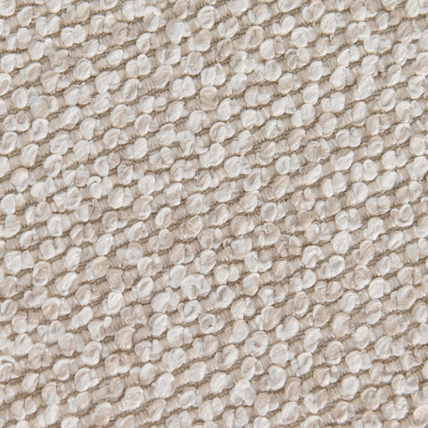 Duhome Sitzhocker aus Bouclé Stoff Ottoman 360° Drehbar Polsterhocker Modern Hocker