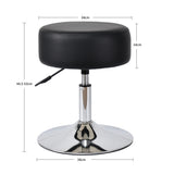 Load image into Gallery viewer, Drehhocker Sitzhocker Hocker RUND höhenverstellbar drehbar aus Kunstleder Farbauswahl Duhome 428S